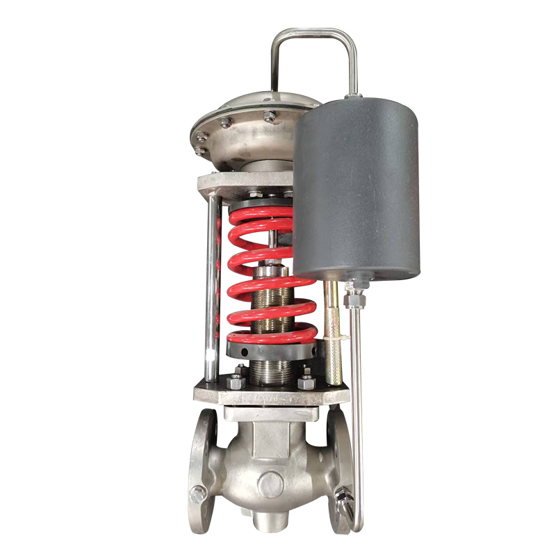 Self operated pressure regulating valve