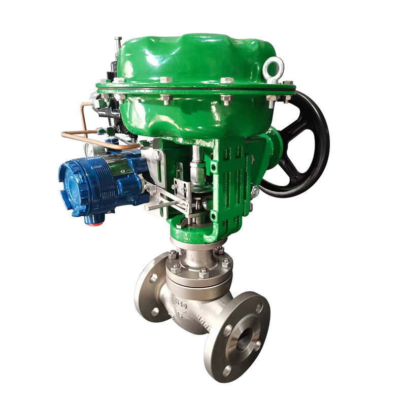 Single-seat pneumatic control valve